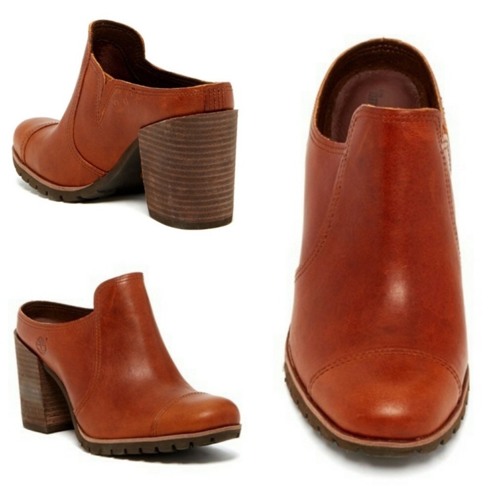 Timberland Ortholite Heeled Clog Mule